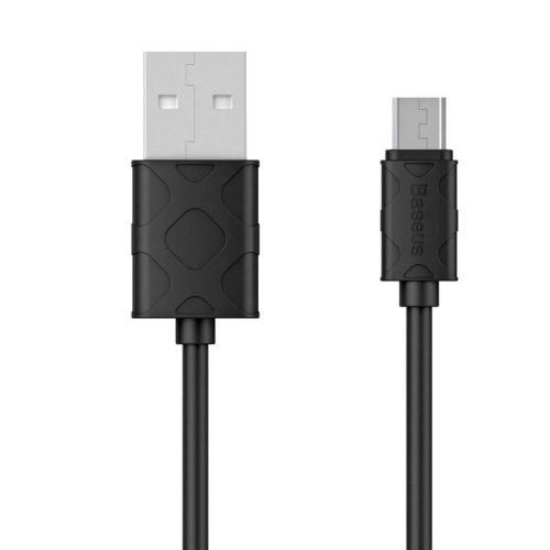 Baseus Micro USB kábel, Yaven kábel, 2.1A, 1m, fekete CAMUN-01