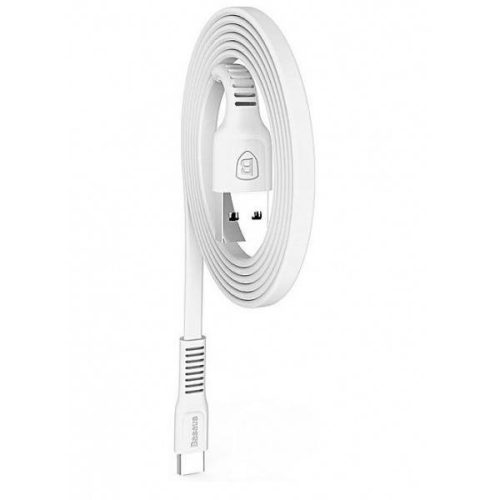 Baseus Type-C (USB-C) kábel, Tough series törésálló kábel, 2A, 1m, fehér CATZY-B02