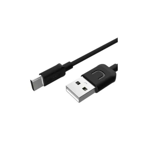 USAMS US-SJ099 USB-C (Type-C) töltő és adatkábel 1 m, 2.1A, fekete