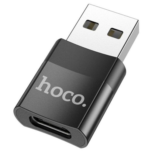 HOCO UA17 USB 2.0/USB Type-c adapter, fekete
